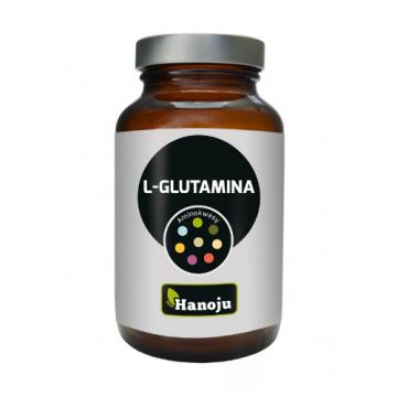 HANOJU L-Glutamina Aminokwasy 500 mg, 90 kaps.