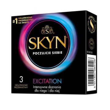 Prezerwatywy - Unimil Skyn Excitation box - 3 lub 10 sztuk