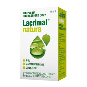 Krople do oczu Lacrimal natura z rumiankiem - 10 ml