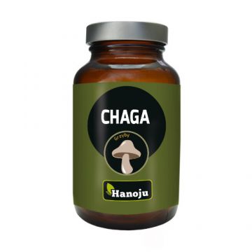 HANOJU Chaga Ekstrakt - Wspomaga układ sercowo-naczyniowy - 400 mg 90 kaps.