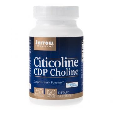 Jarrow Formulas Citicoline CDP Choline - Wsparcie pracy mózgu - 250 mg 120 kaps.