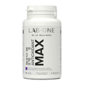 LAB ONE N°1 Antioxidant Max  - Na stres oksydacyjny i wolne rodniki - 50 kapsułek