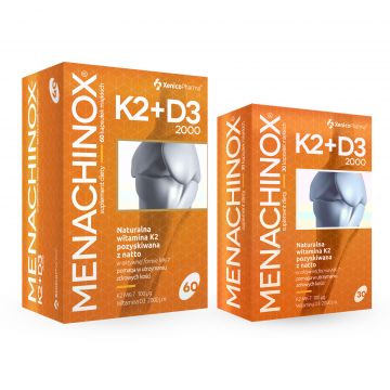 Xenico Pharma Menachinox K2 + D3 2000 – wspiera zdrowe kości