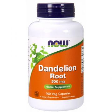 Now Foods Dandelion root - Mniszek lekarski korzeń 500 mg 100 kaps.