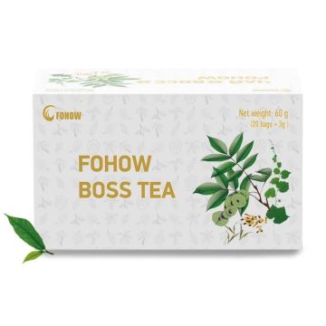 Herbata biała z suszem czerwonokrzewu Rooibos Fohow Tea Boss - 20 torebek