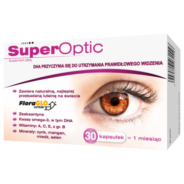 SuperOptic Polpharma - Poprawia ostrość widzenia - 30 kapsułek