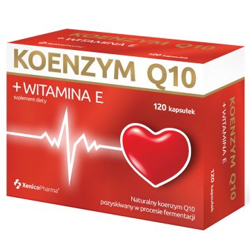 Xenico Pharma Koenzym Q10 + witamina E - 120 kaps. softgel