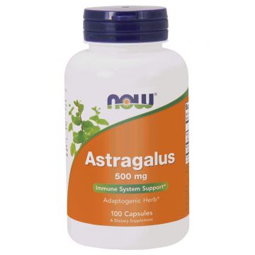 Now Foods Astragalus 500 mg – Wsparcie układu immunologicznego, 100 kaps.