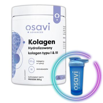Osavi - Kolagen typu I i III - zdrowe mięśnie - proszek 300g