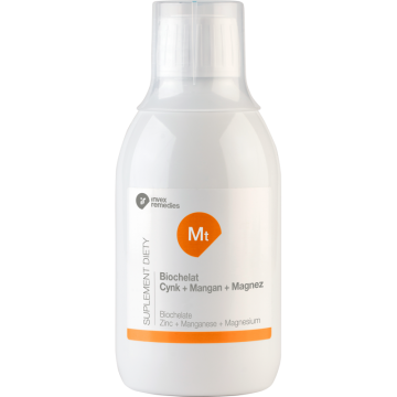 Invex Remedies Biochelat Cynk + Mangan + Magnez z serii Mitochondroidalnej 300 ml
