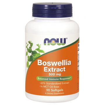 Now Foods Boswellia Extract 500 mg - Wspiera funkcjonowanie stawów - 90 kaps.