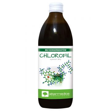 Alter Medica, Chlorofil w płynie - detoksykacja organizmu - 500 ml