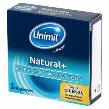 Prezerwatywy - Unimil Box Natural +