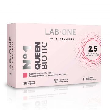 LAB ONE N°1 QueenBiotic Probiotyk dla kobiet dla zdrowia intymnego - 30 kapsułek