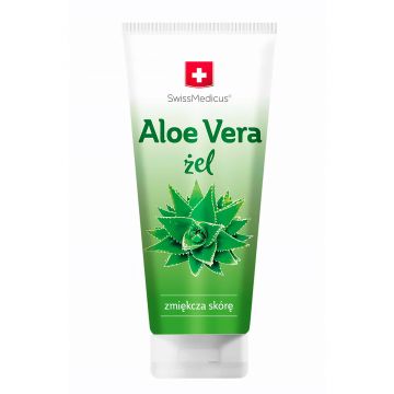 Aloe Vera Żel aloesowy SwissMedicus - Zmiękcza skórę - 200 ml