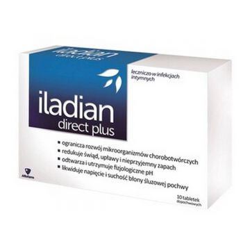 Iladian direct plus tabletki dopochwowe Aflofarm - 10 sztuk