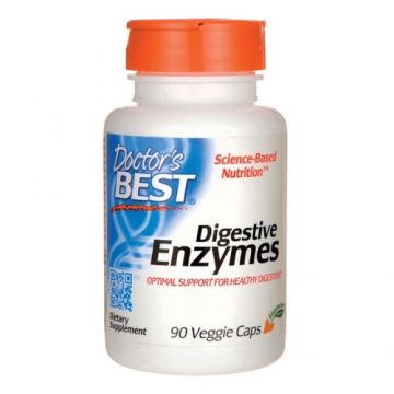 Doctor's Best Digestive Enzymes - Enzymy trawienne - 90 kaps.