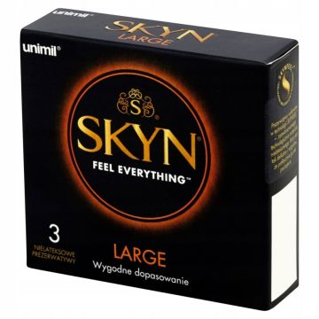 Prezerwatywy - Unimil SKYN Box Large - 3 lub 10 sztuk