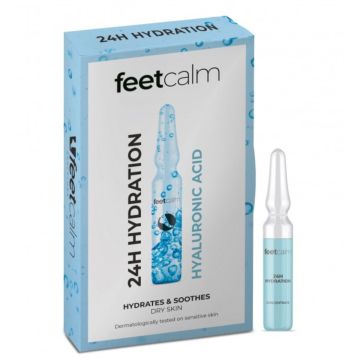 FeetCalm Ampułki nawilżające do stóp z kwasem hialuronowym 7x2 ml