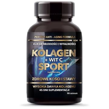 Intenson kolagen sport + witamina c 90 tabletek