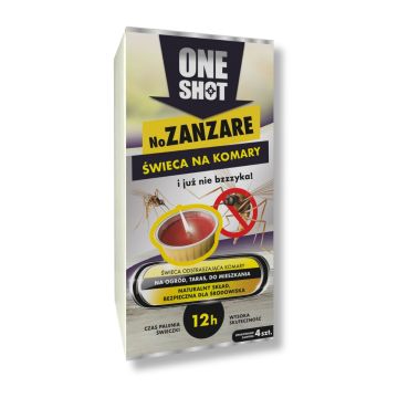 OneShot NoZanzare - Świeca na komary i meszki -