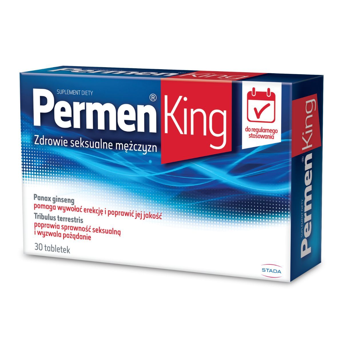 STADA PHARM PERMEN KING - Wsparcie zdrowia seksualnego mężczyzn - 30 tabletek