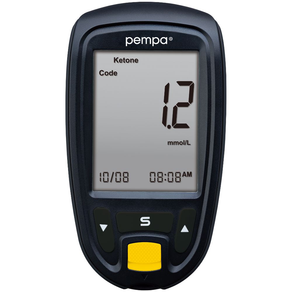 Glukometr i analizator ketonów CHDE PEMPA KETO 2w1 - zestaw