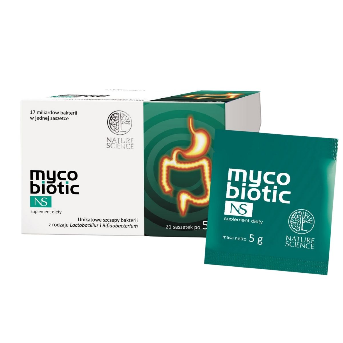 Nature Science Mycobiotic NS - Probiotyk bezglutenowy - 21 saszetek
