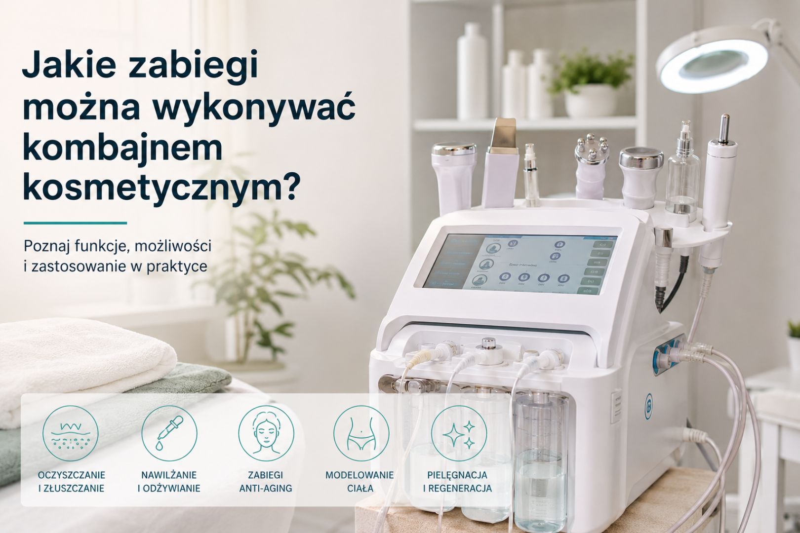 Jakie zabiegi można wykonywać kombajnem kosmetycznym?