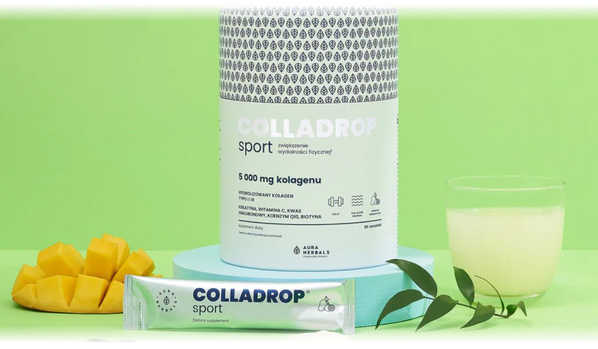 Aura Herbals Colladrop Sport kolagen morski 5000 mg 30 saszetek