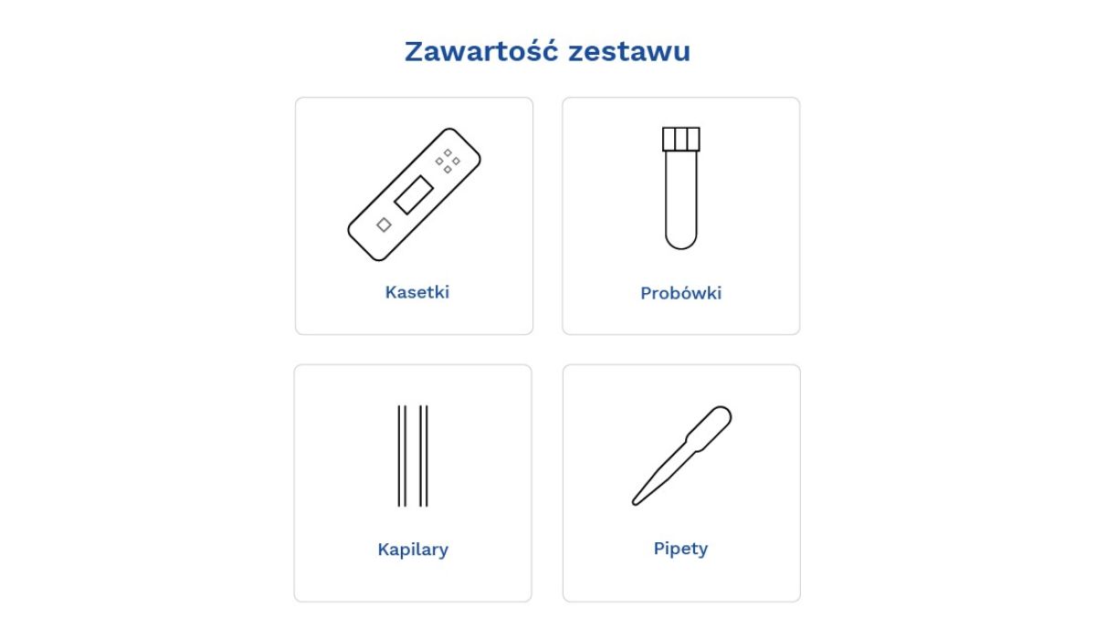 TEST CRP półilościowy, kasetkowy