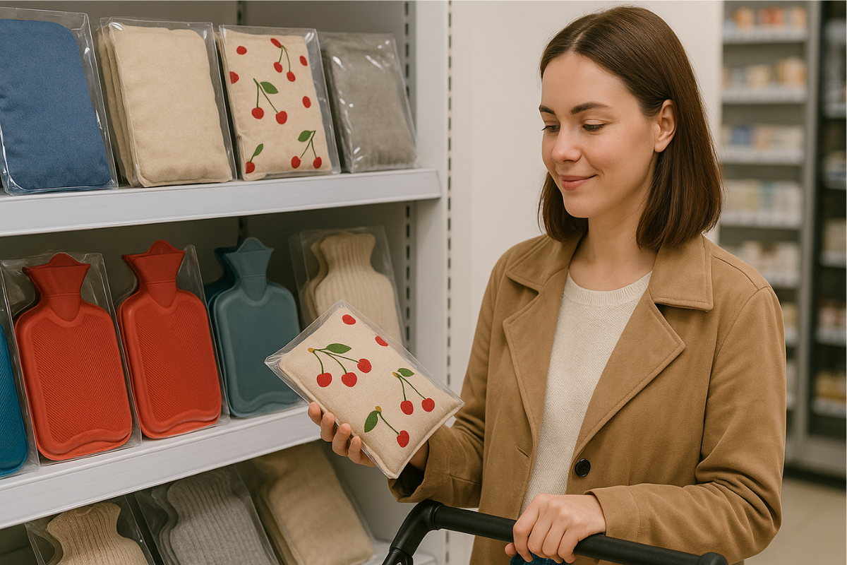 Termofor z pestek wiśni