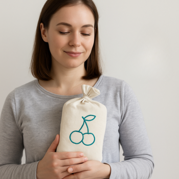 Termofor z pestek wiśni